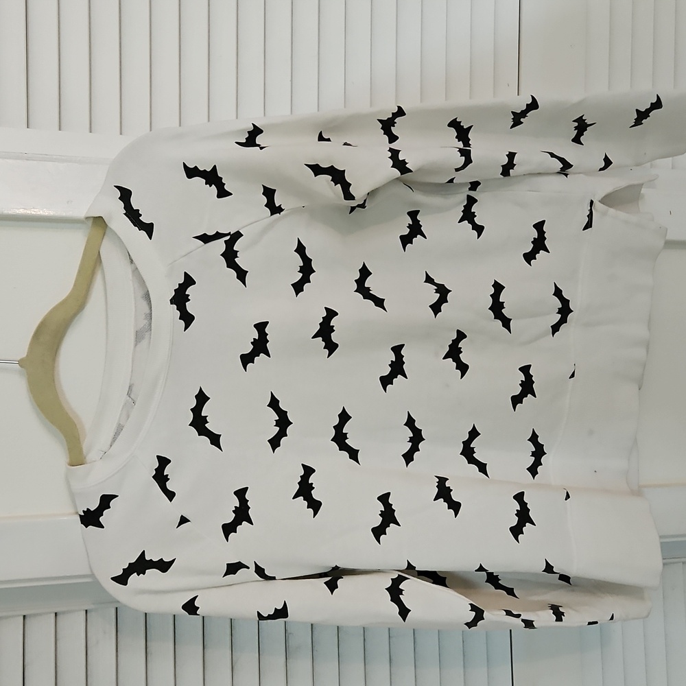 Grayson Threads Ivory Top with Bat Design